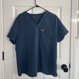 FIGS Dark Grey Scrub Top & Jogger Bottoms Set